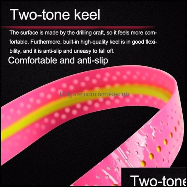 

athletic outdoor as & outdoors anti-slip breathable sport over grip sweat band griffband tennis overgrips tape badminton racket grips sweatb, Yellow;black