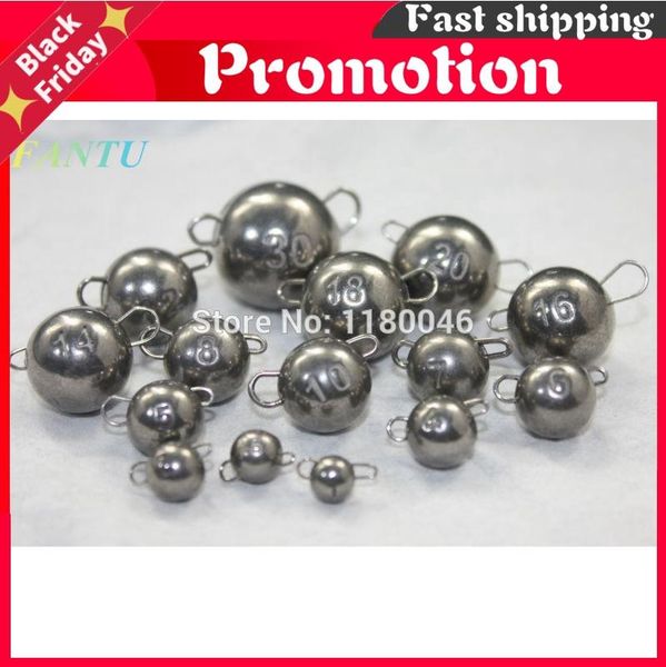 

fishing hooks 97% wolfram cheburashka weight 10pcs tungsten sinker plain color