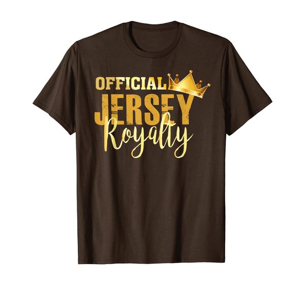 

official jersey royalty - proud new jersey t-shirt, White;black