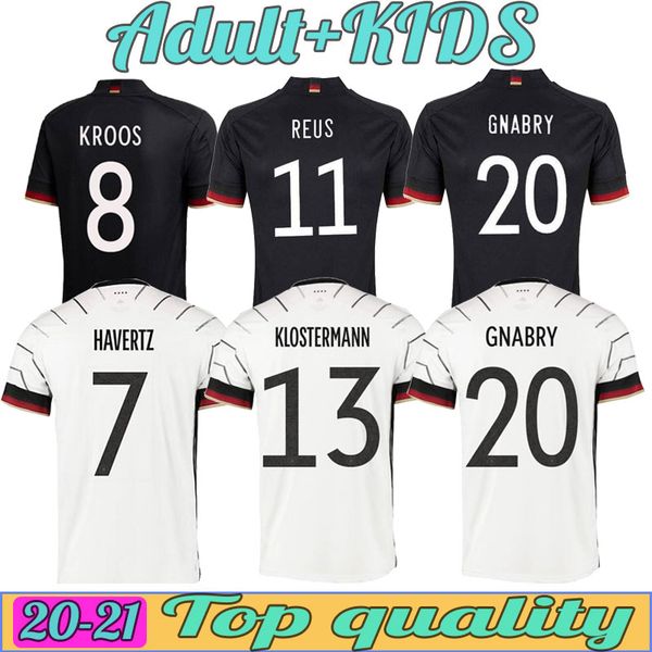 

germany soccer jersey 2021 fans player version hummels kroos gnabry werner draxler reus muller gotze european cup football shirt uniforms me, Black;yellow