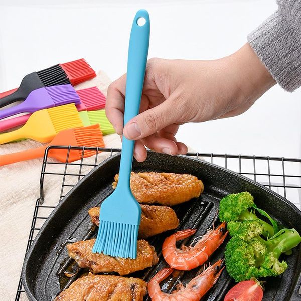 

tools & accessories silicone spatula barbeque brush cooking bbq heat resistant oil condiment brushes kitchen bar cake baking