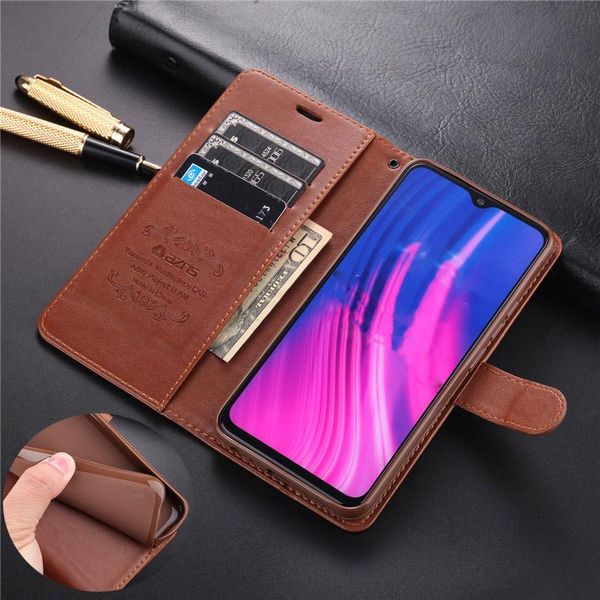 

for vivo y19 case fashion flip pu leather stand book style phone cover cell cases