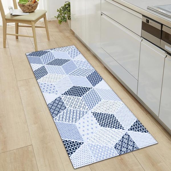 

carpets kitchen mat bedroom entrance doormat hallway tatami floor 3d printed bathroom balcony decoration rug anti-slip long carpet