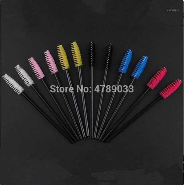 

500pcs eyelash brushes makeup disposable mascara wands applicator spoolers eye lashes cosmetic brush1