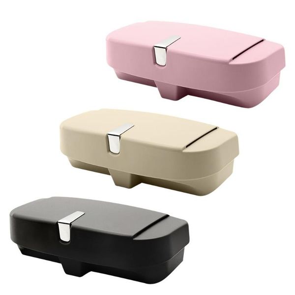 

car organizer glasses case sunglasses storage box 3 colors auto interior accessories holder sun visor automobiles 148g/ 183g