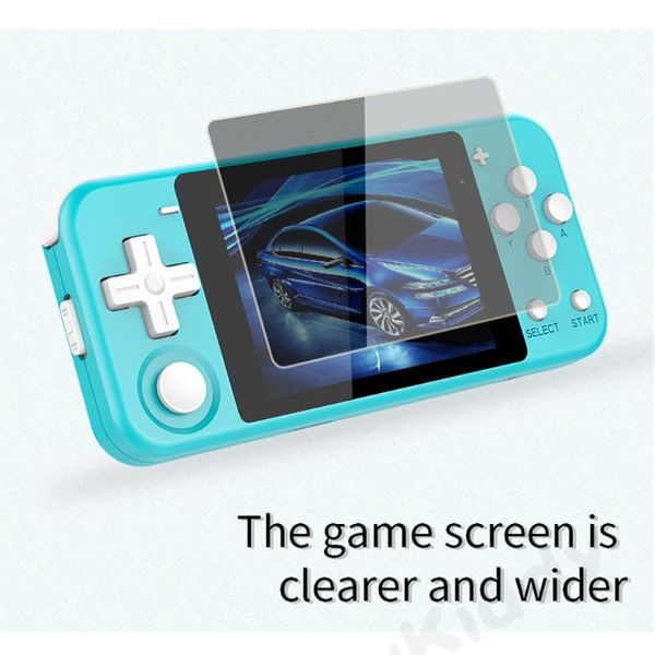 

portable game players retro handheld player 3.0 inch ips scherm 16gb dual open source systeem draagbare pocket mini video console powkiddy q