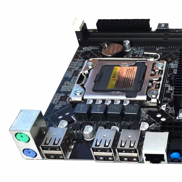 Masaüstü Anakart Bilgisayar Anakart X58 LGA 1366 DDR3 16 GB Destek ECC RAM Toptan