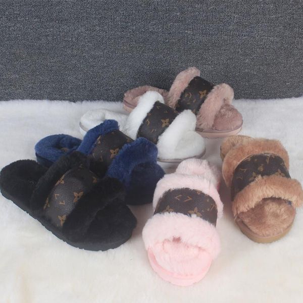 

slippers high-quality ladies slippers, winter women's warm indoor soft wool home shoes, Black