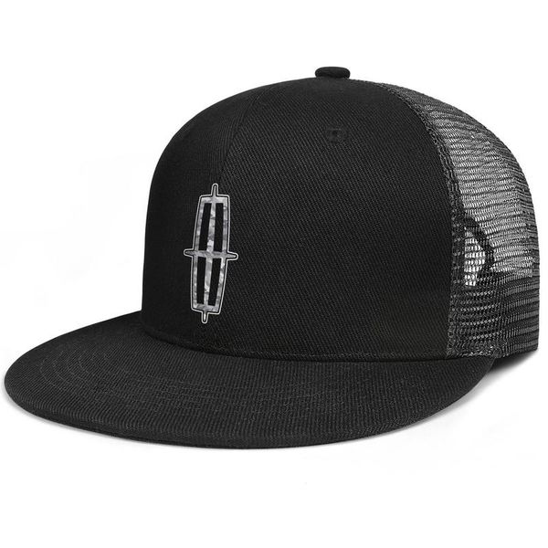 

lincoln car navy camouflage logo flat brim trucker cap plain hip hop baseball hats dealership america flag united states gay gold, Blue;gray