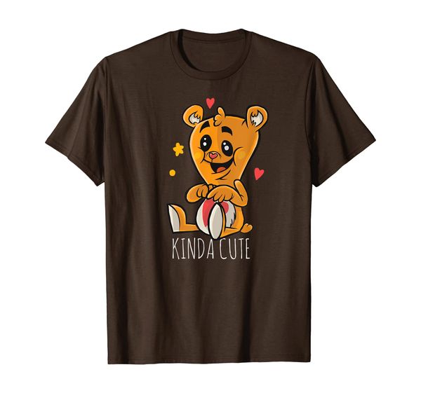 

kinda cute teddy bear t-shirt, White;black