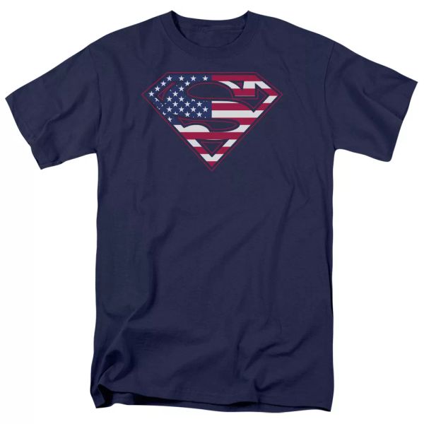

superman u.s. shield t-shirt dc comics sizes s-3x new, White;black