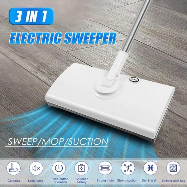 

electric mop wireless usb charging floor-cleaner scrubber brooms 360 rotation handheld sweeper household vacuum cleaner cleaners