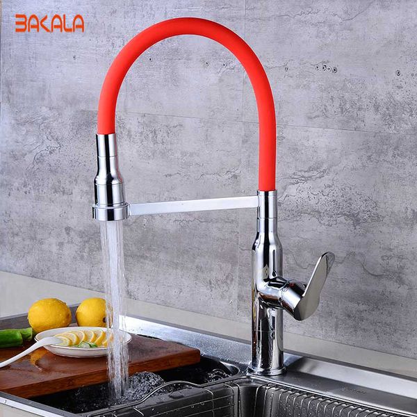 

kitchen faucets pull out spring faucet brass vessel sink mixer tap sprayer swivel spout br-21801 h25v