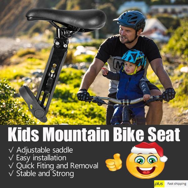 

bike saddles front mounted child seat saddle detachable cycling cushion pad road mtb bicycle kid carrier accessories