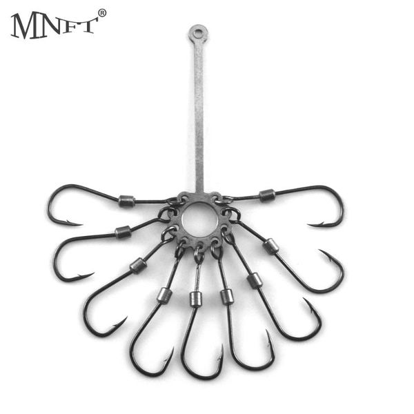 

1set high carbon steel sharp explosion hook fishing tackle jig hooks set accessaries