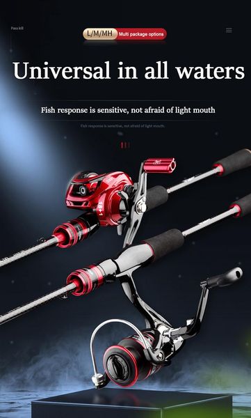 

boat fishing rods rod 1.8m 2.1m 2.4m 2.7m 3.0m30t carbon spinning baitcasting fuji guide travel lure 3-50g ml/m/mh