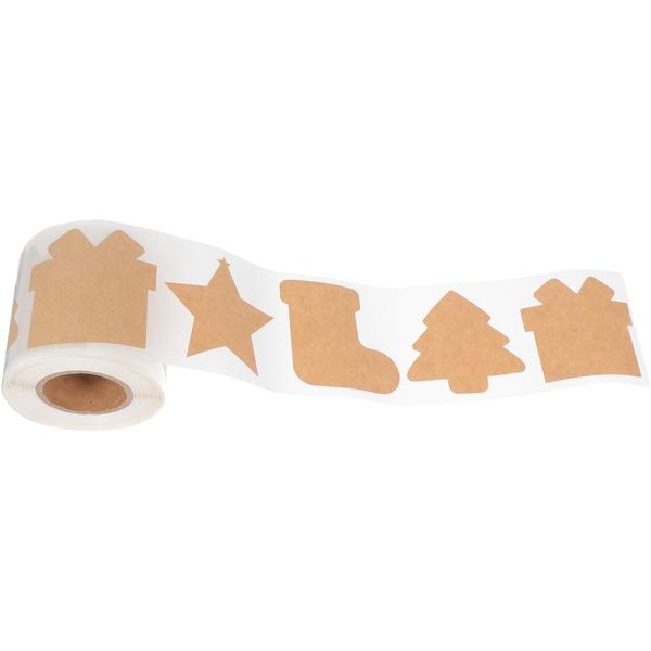 

gift wrap 1 roll self-adhesive wrapping stickers sealing sticker label