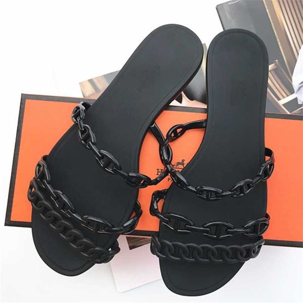 

h family roulis slippers in summer 2021 zlh, Black
