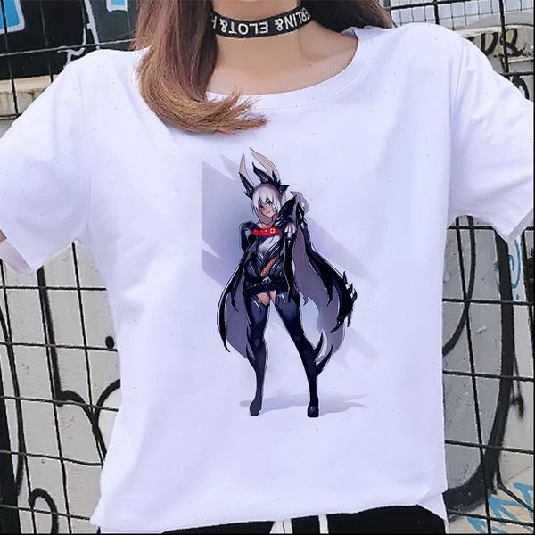 

sailor women moon images printing t shirts harajuku vogue summer casual short sleeves clothing shirt, White