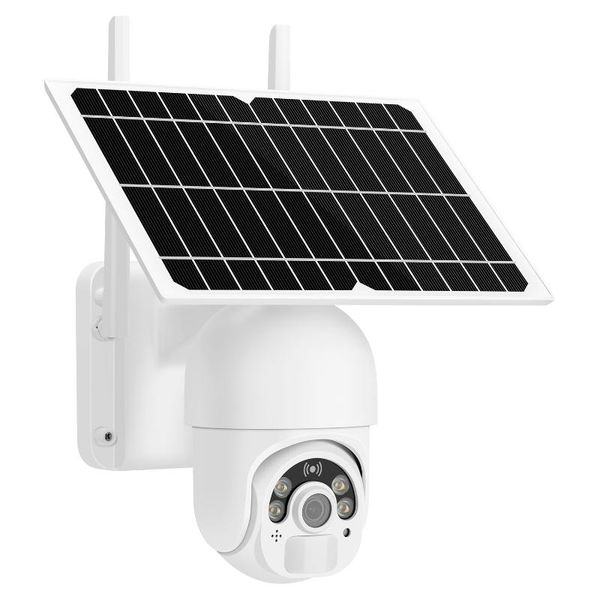 

cameras 4g sim ip camera outdoor 1080p 8w solar panel rechargeable battery powered ptz security waterproof 12m pir motion p2p no network