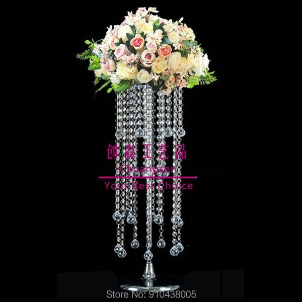 

party decoration wedding road lead metal flower stand table centerpiece holder