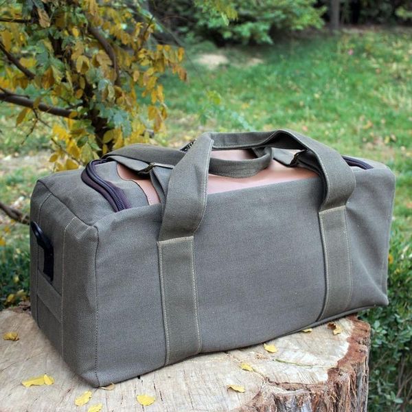 

duffel bags super thick handbags men's canvas luggage travel shoulder