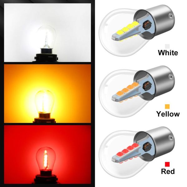 

emergency lights 1pc 8smd 16smd 1156 1157 ba15s bay15d p21w p21/5w led bulb r5w r10w auto brake light lamps reverse parking lamp 12v