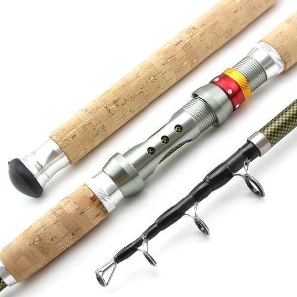 

2.1m-3.6m fishing rod carbon wooden handle spinning extra heavy carp pole sea tackle baitcasting boat rods
