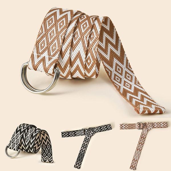 

25# vintage bohemian wide belt summer wooden buckle wild braided female linen weave women fake straw waist belts, Black;brown