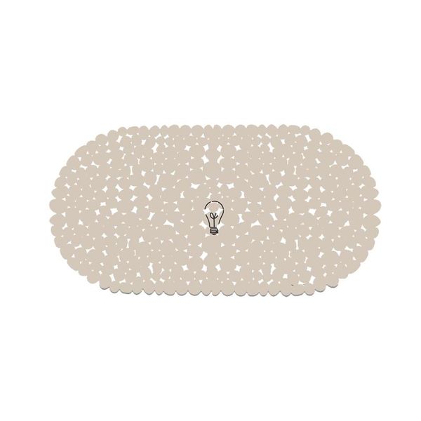 

bath mats mat non slip porch el pvc printed bedroom home oval rug kitchen protection modern simple for bathroom easy clean