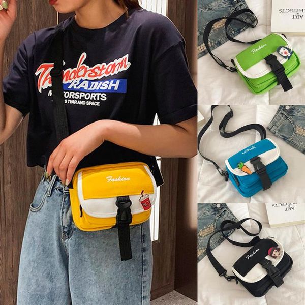 

shoulder bags women cute canvas messenger bag lady girl travel student school crossbody bolsa feminina sac a main femme