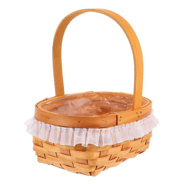 

storage baskets 1pc handheld wedding basket decorative flower beautiful