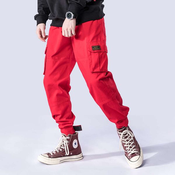 

loose hip hop overalls for male students in autumn 2020, Blue