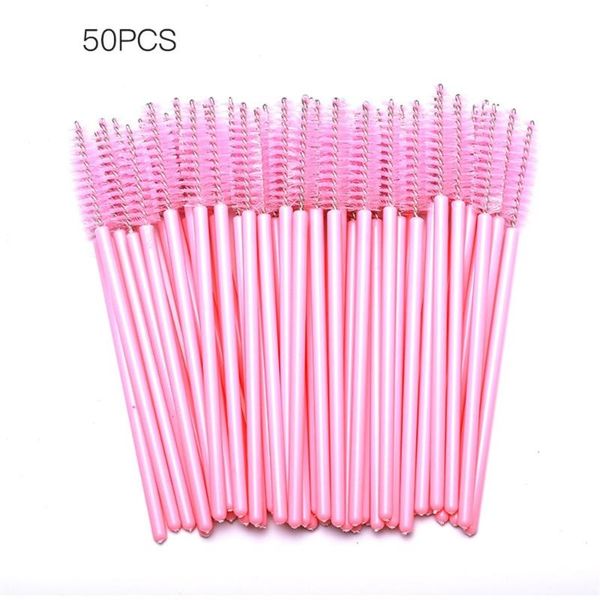 

eyelash brushes makeup disposable mascara wands applicator multicolors eye lashes cosmetic brush set powder eyeshadow