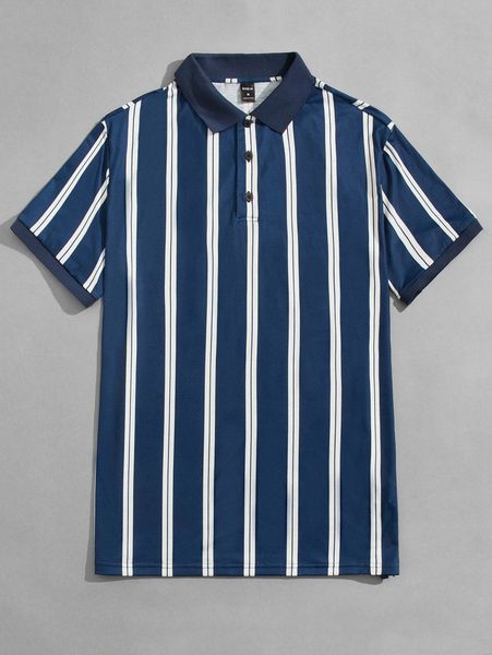 

men striped print polo shirt y2xz#, White;black