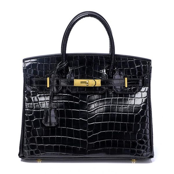 

evening bags 2021 luxury women's brand genuine leather handbags famous design tote crocodile pattern lady messenger shoulder bag