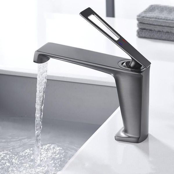 

lottin brush gold basin faucet bathroom mixer tap and cold sink faucets