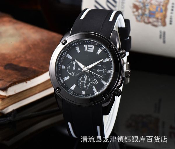 

high grade business men's watch fashion personality wristwatches, Slivery;brown