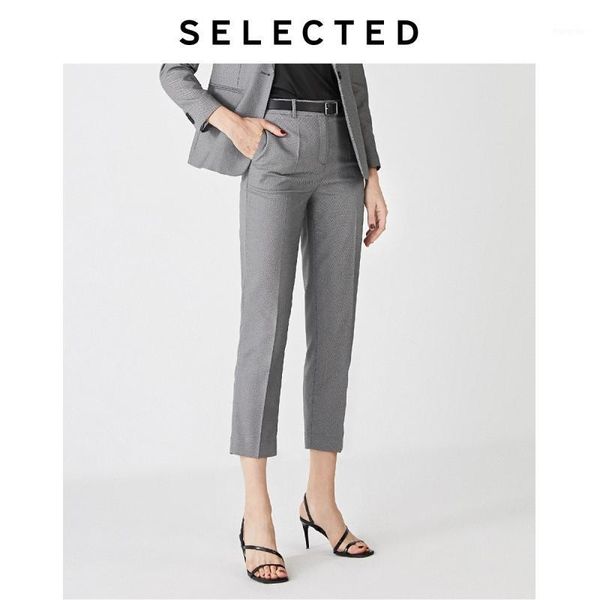 

women's pants & capris selected mid-rise tapered mid-waist cropped s|419318504, Black;white