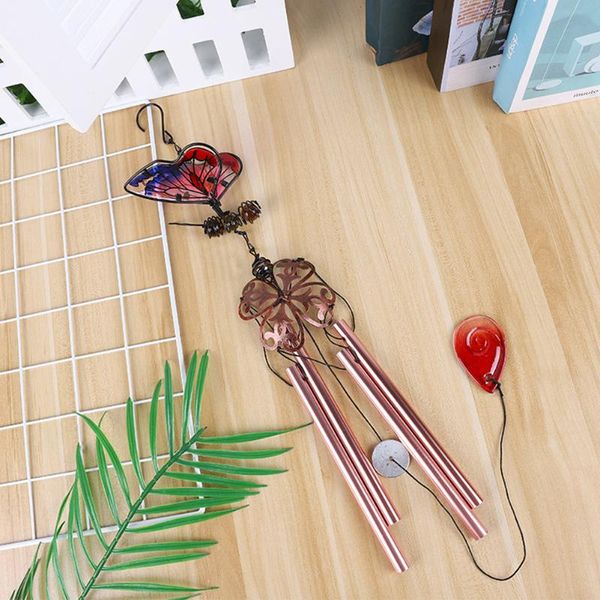 

decorative objects & figurines window butterfly wind chime craft party indoor outdoor balcony garden decoration bell 3d bedroom yard with ho