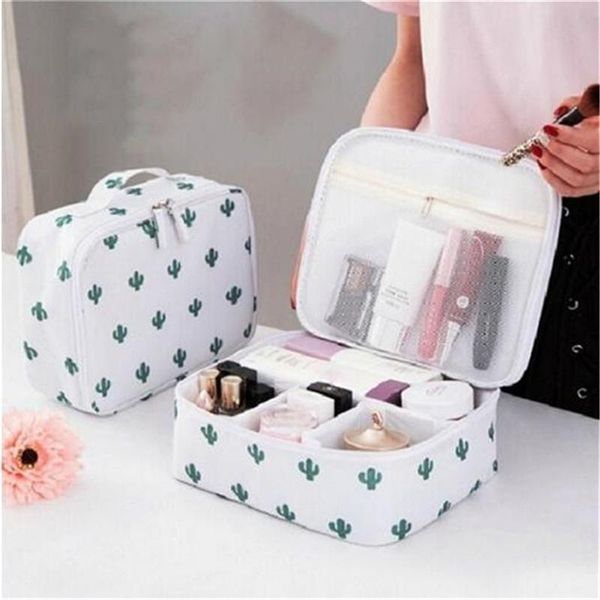 

women makeup bag nylon cosmetic beauty case make up organizer toiletry kits storage travel wash pouch bags & cases