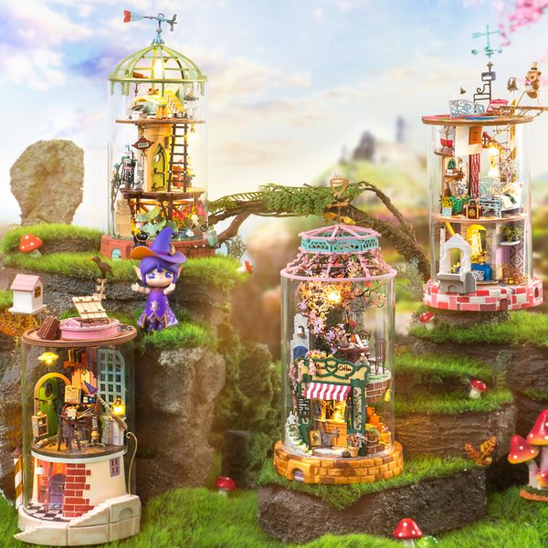 

rolife diy dollhouse wooden miniature doll house for birthday gift mysterious world series