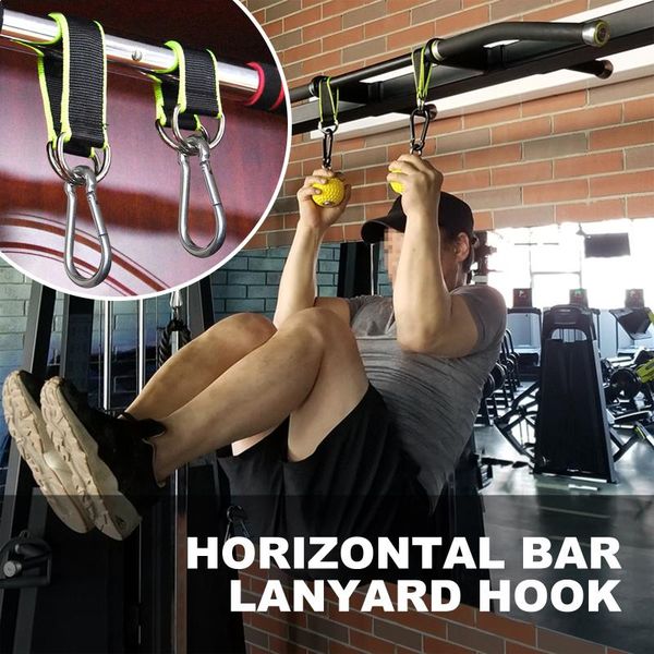

1pc multifunction fitness equipment hook ring hanging belt with sandbag pull up rope accessories resistance bands