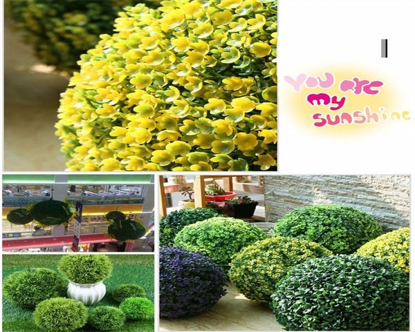 

decorative flowers & wreaths artificial plants large green imitation plastic grass boule for home garden outdoor decoration fake flower ball