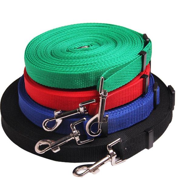 

dog collars & leashes fairly long 12m 15m 20m 30m retractable nylon lead leash for pets collar harness accessories drop