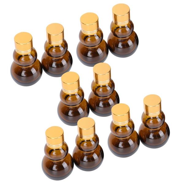 

storage bottles & jars 10pcs small whiskey picnic cucurbit shaped glass