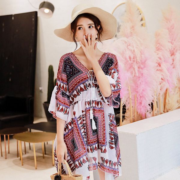 

piece korean small swimsuit bikini women's fragrance three split skirt style conservative cover belly show thi, White;black