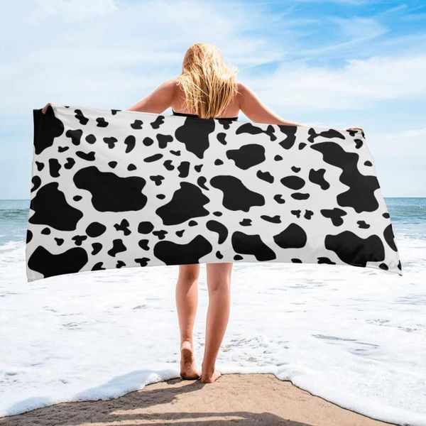 

towel cow texture bath microfiber beach bathroom supplies towels for adults