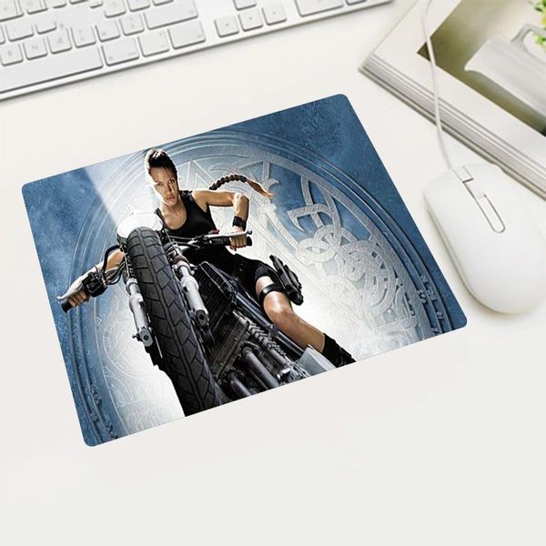 

mouse pads & wrist rests video rubber game wallpaper pad 22x18 25x20 29x25 cm tomb raider player office family pc gaming lapmause mat