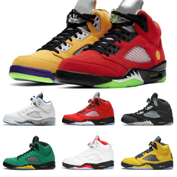 

discount raging bull jumpman 5 5s what the men basketball shoes fire red stealth 2.0 anthracite mens trainers sports sneakers size 7-13m7i5